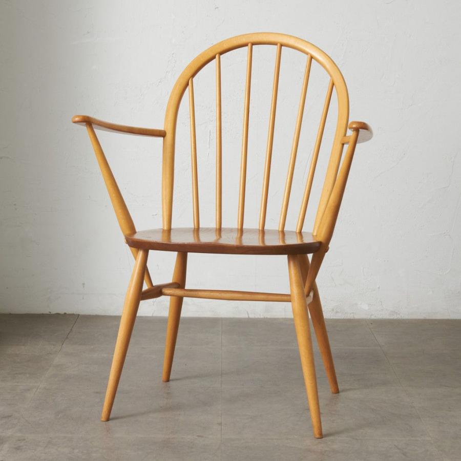 ercol フープバック アームチェア アーコール 英国 ヴィンテージ 椅子 エルム ウィンザーチェア ダイニングチェア ビンテージ 88152_5