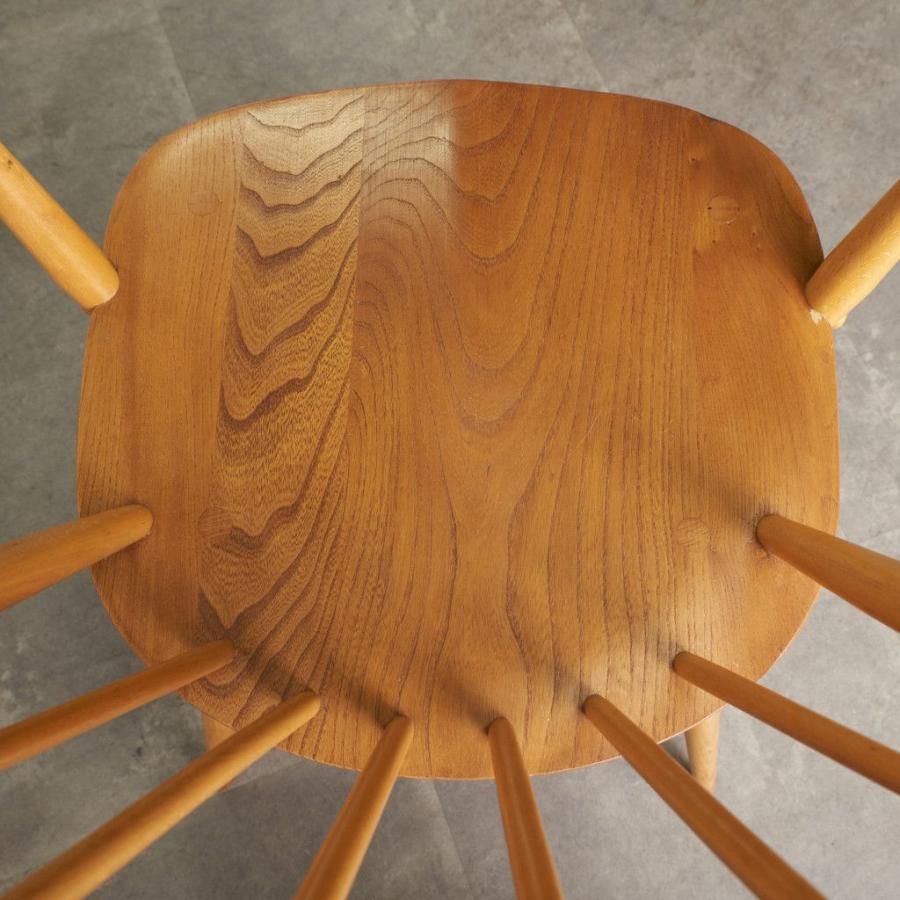ercol フープバック アームチェア アーコール 英国 ヴィンテージ 椅子 エルム ウィンザーチェア ダイニングチェア ビンテージ 88152_7