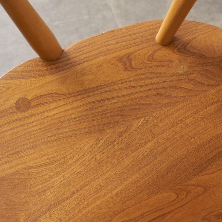 ercol フープバック アームチェア アーコール 英国 ヴィンテージ 椅子 エルム ウィンザーチェア ダイニングチェア ビンテージ 88154_10