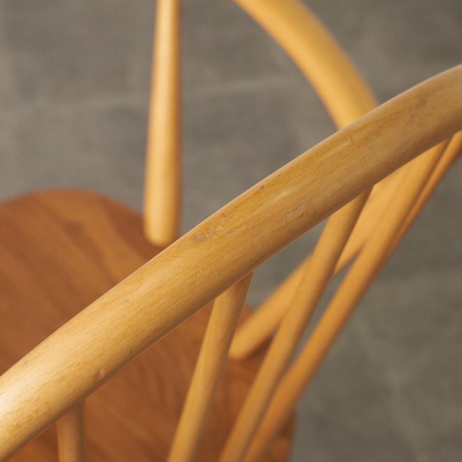 ercol フープバック アームチェア アーコール 英国 ヴィンテージ 椅子 エルム ウィンザーチェア ダイニングチェア ビンテージ 88154_13
