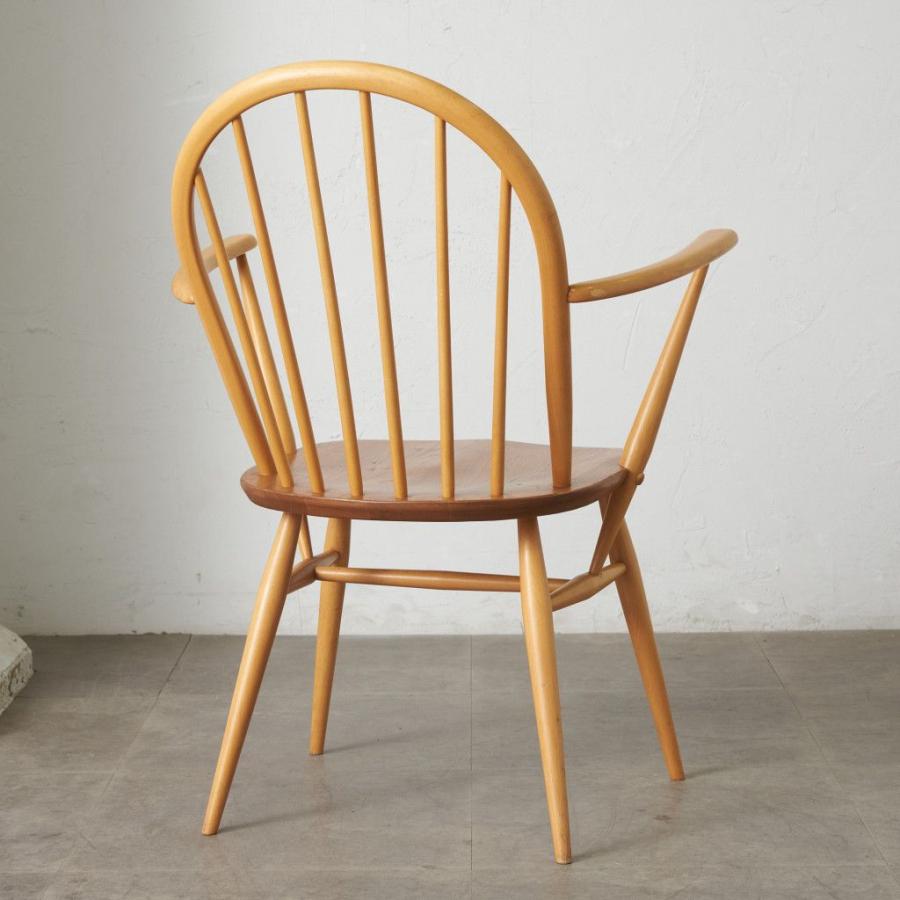 ercol フープバック アームチェア アーコール 英国 ヴィンテージ 椅子 エルム ウィンザーチェア ダイニングチェア ビンテージ 88154_14