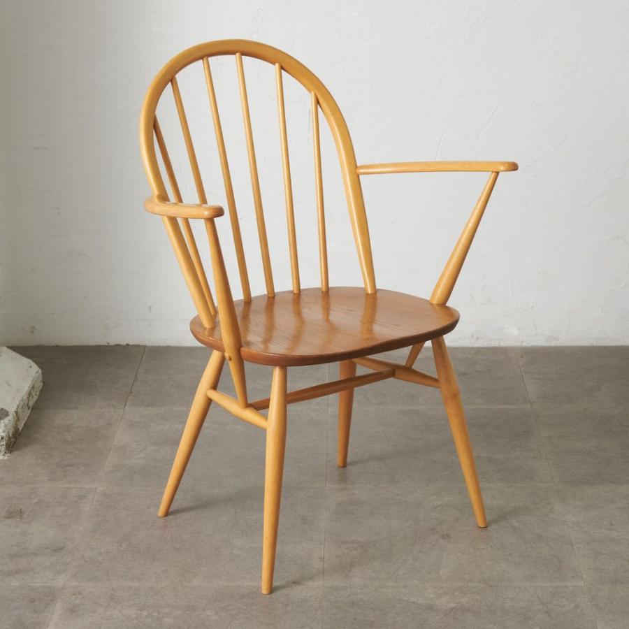 ercol フープバック アームチェア アーコール 英国 ヴィンテージ 椅子 エルム ウィンザーチェア ダイニングチェア ビンテージ 88154_17