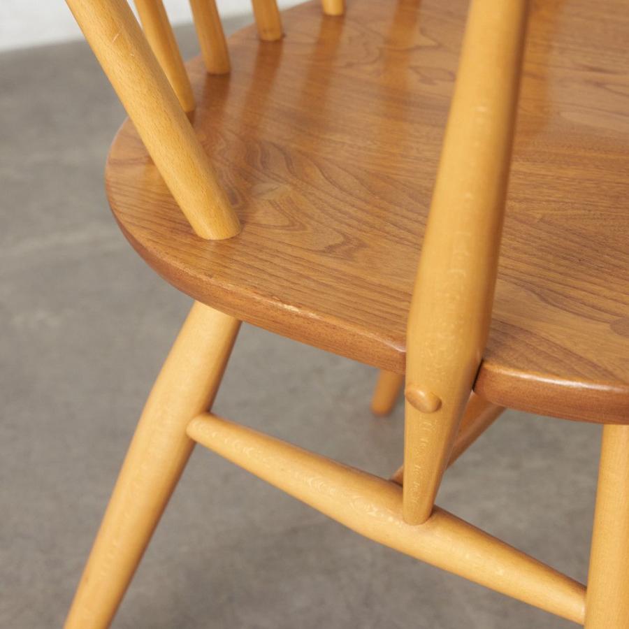 ercol フープバック アームチェア アーコール 英国 ヴィンテージ 椅子 エルム ウィンザーチェア ダイニングチェア ビンテージ 88154_18