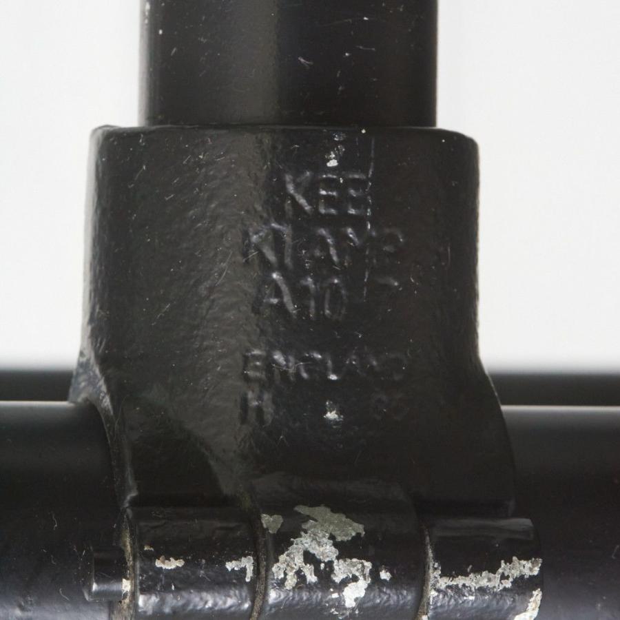 インダストリアル キャスター付き シェルフ Kee Klamp パイプ 継手 スリム ラック オープンシェルフ 収納家具 英国 Kee Safety 88876の画像
