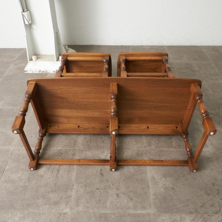 ERCOL ネスト コーヒーテーブル エルム センターテーブル ネスト