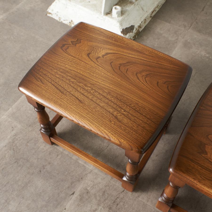 ERCOL ネスト コーヒーテーブル エルム センターテーブル ネスト