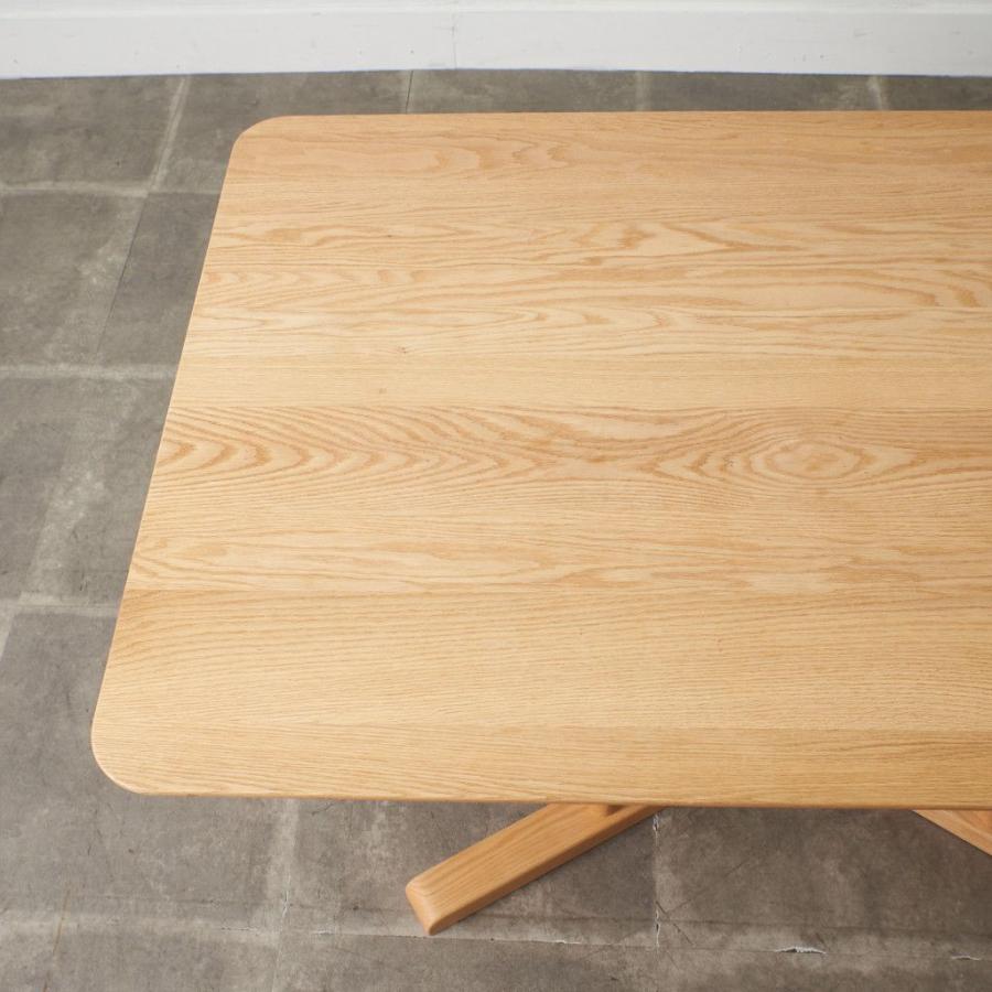 アクタス THYME ダイニングテーブル オーク 無垢材 H65cm 食卓