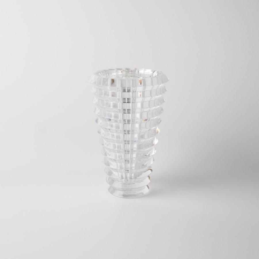 BACCARAT アイ ベース S クリア フラワーベース 箱付き クリスタル 