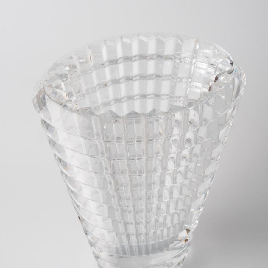 BACCARAT アイ ベース S クリア フラワーベース 箱付き クリスタル 