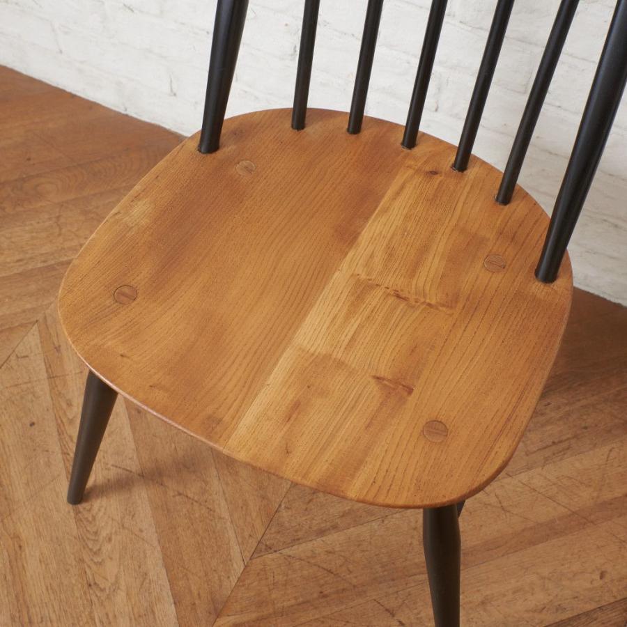 【！送料別！】 ercol クエーカーチェア アーコール 英国 ヴィンテージ ウィンザーチェア ダイニングチェア イス 1脚 椅子 イギリス ペイント 91159 ercol クエーカーチェア アーコール 英国 ヴィンテージ ウィンザー