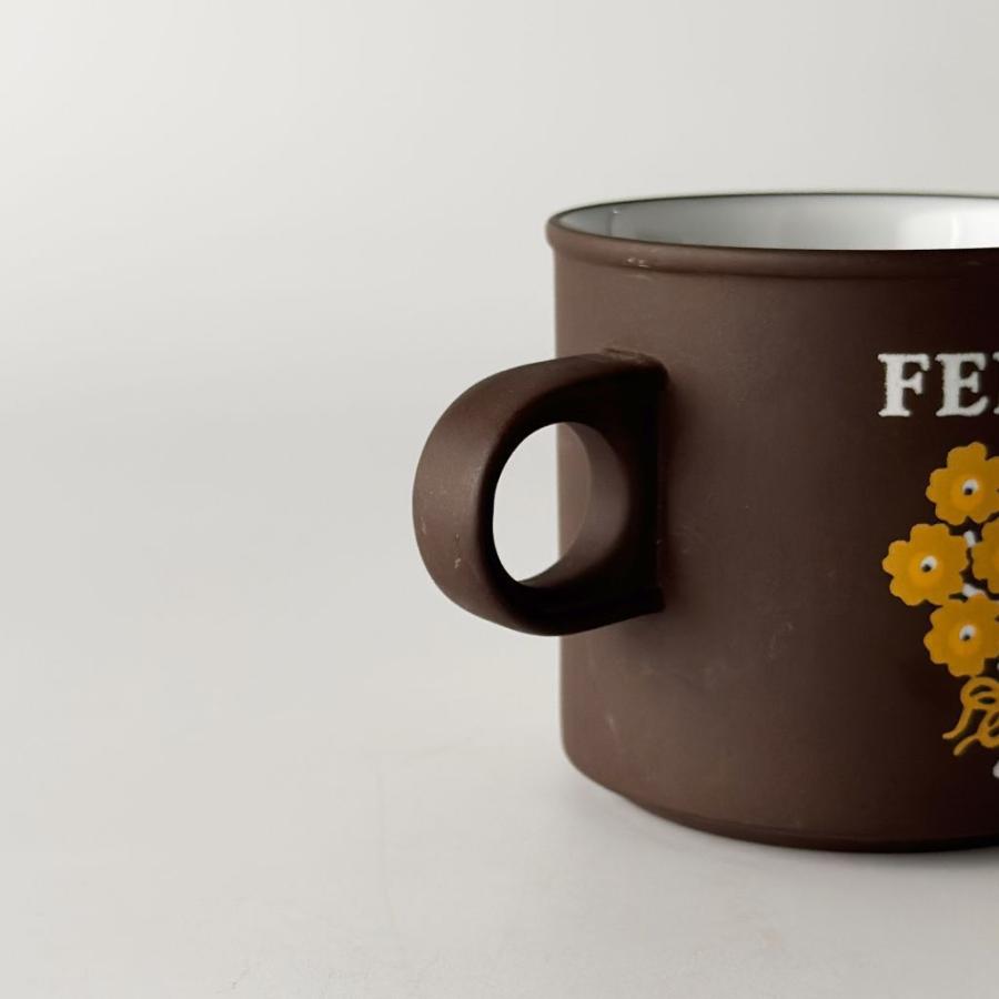 HORNSEA ホーンジー Love Mug ラブマグ マグカップ 英国 ヴィンテージ マンスリーマグ 2月 February  食器 陶器 91355の画像