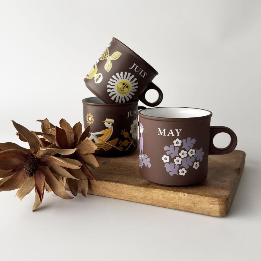 HORNSEA ホーンジー Love Mug ラブマグ マグカップ 英国 ヴィンテージ マンスリーマグ 5月 May  食器 陶器 コーヒーカップ 91358の画像