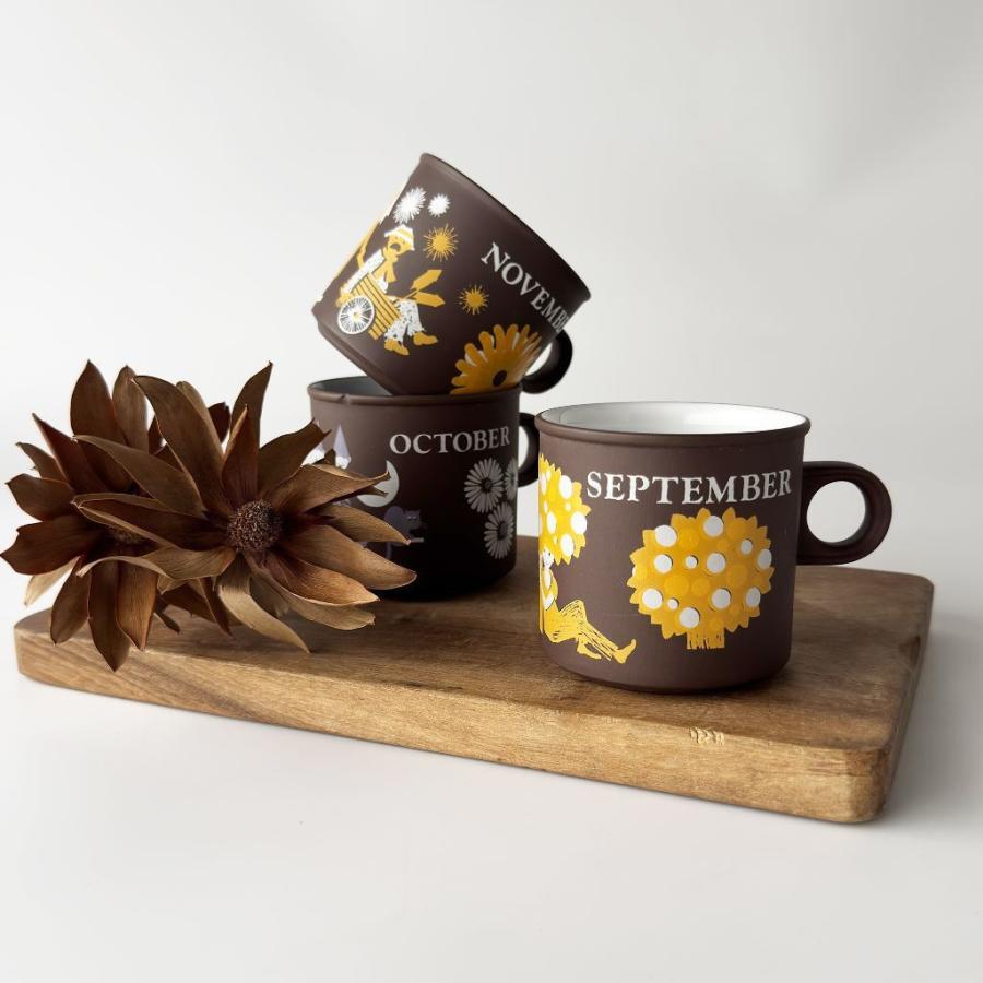 HORNSEA ホーンジー Love Mug ラブマグ マグカップ 英国 ヴィンテージ マンスリーマグ 9月 September 食器 陶器 コーヒーカップ 91362の画像