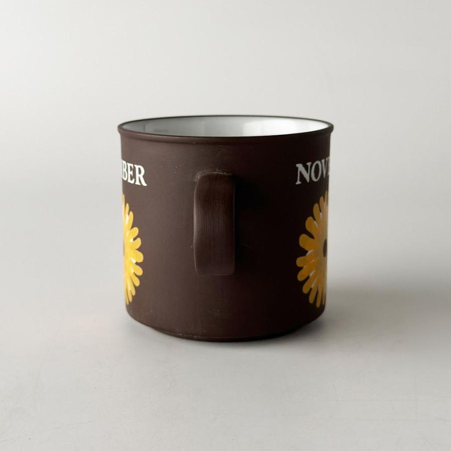 HORNSEA ホーンジー Love Mug ラブマグ マグカップ 英国 ヴィンテージ マンスリーマグ 11月 November 食器 陶器 コーヒーカップ 91364の画像