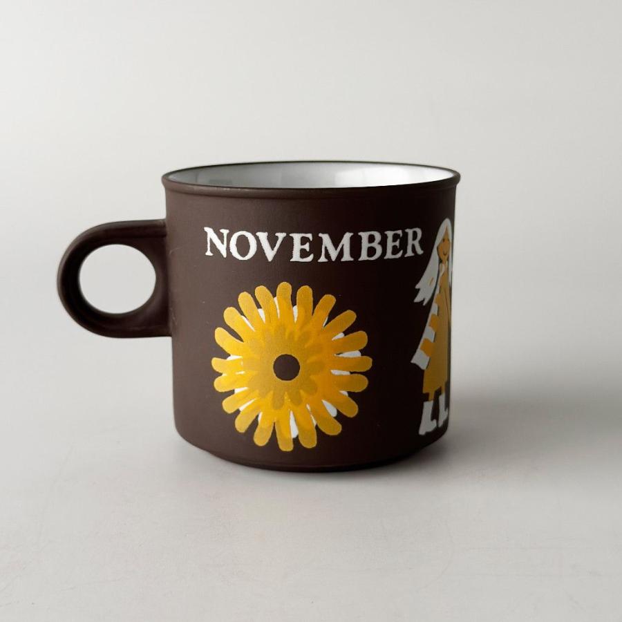 HORNSEA ホーンジー Love Mug ラブマグ マグカップ 英国 ヴィンテージ マンスリーマグ 11月 November 食器 陶器 コーヒーカップ 91364の画像