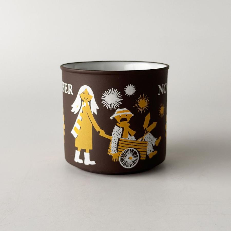 HORNSEA ホーンジー Love Mug ラブマグ マグカップ 英国 ヴィンテージ マンスリーマグ 11月 November 食器 陶器 コーヒーカップ 91364の画像