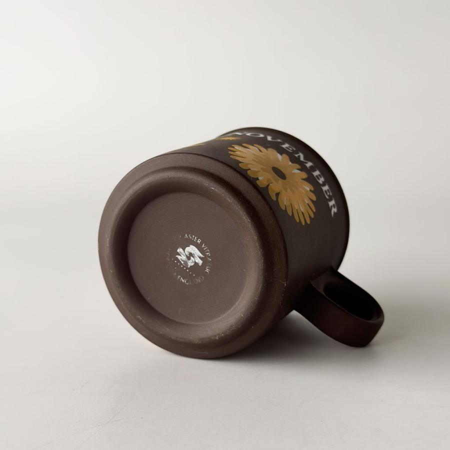 HORNSEA ホーンジー Love Mug ラブマグ マグカップ 英国 ヴィンテージ マンスリーマグ 11月 November 食器 陶器 コーヒーカップ 91364の画像