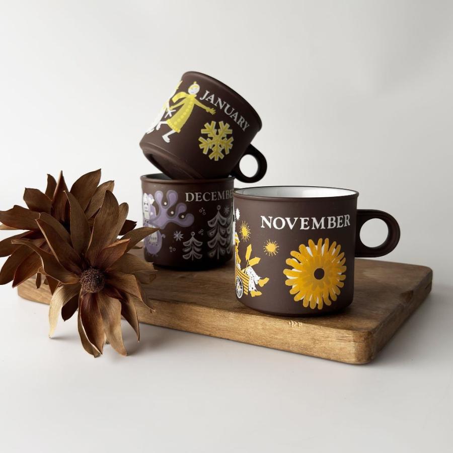 HORNSEA ホーンジー Love Mug ラブマグ マグカップ 英国 ヴィンテージ マンスリーマグ 11月 November 食器 陶器 コーヒーカップ 91364の画像