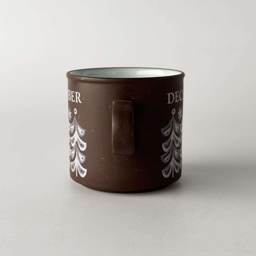 HORNSEA ホーンジー Love Mug ラブマグ マグカップ 英国 ヴィンテージ マンスリーマグ 12月 December 食器 陶器 コーヒーカップ 91365の画像