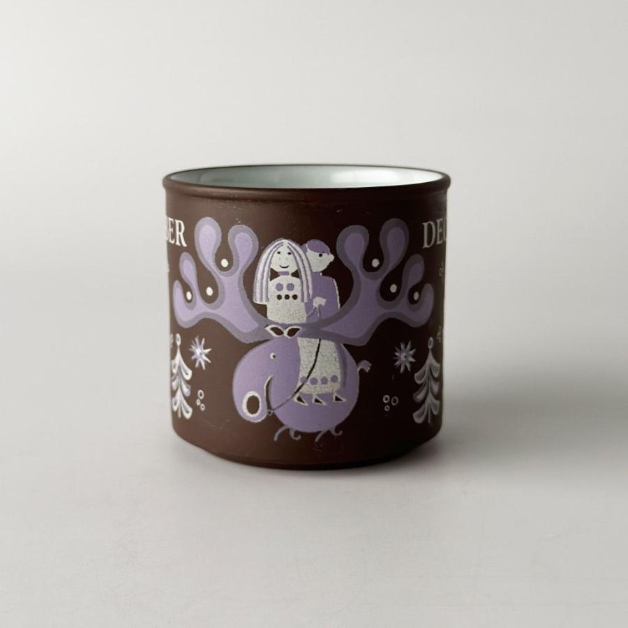 HORNSEA ホーンジー Love Mug ラブマグ マグカップ 英国 ヴィンテージ マンスリーマグ 12月 December 食器 陶器 コーヒーカップ 91365の画像