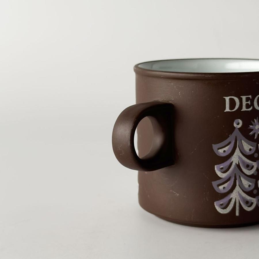 HORNSEA ホーンジー Love Mug ラブマグ マグカップ 英国 ヴィンテージ マンスリーマグ 12月 December 食器 陶器 コーヒーカップ 91365の画像