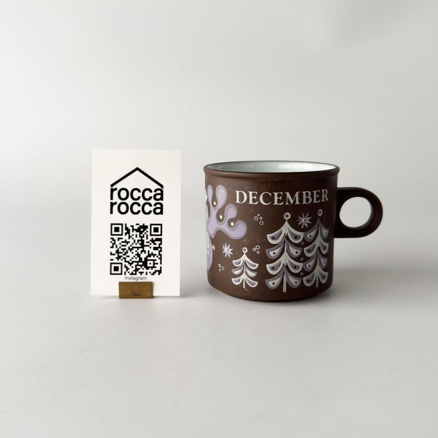 HORNSEA ホーンジー Love Mug ラブマグ マグカップ 英国 ヴィンテージ マンスリーマグ 12月 December 食器 陶器 コーヒーカップ 91365の画像