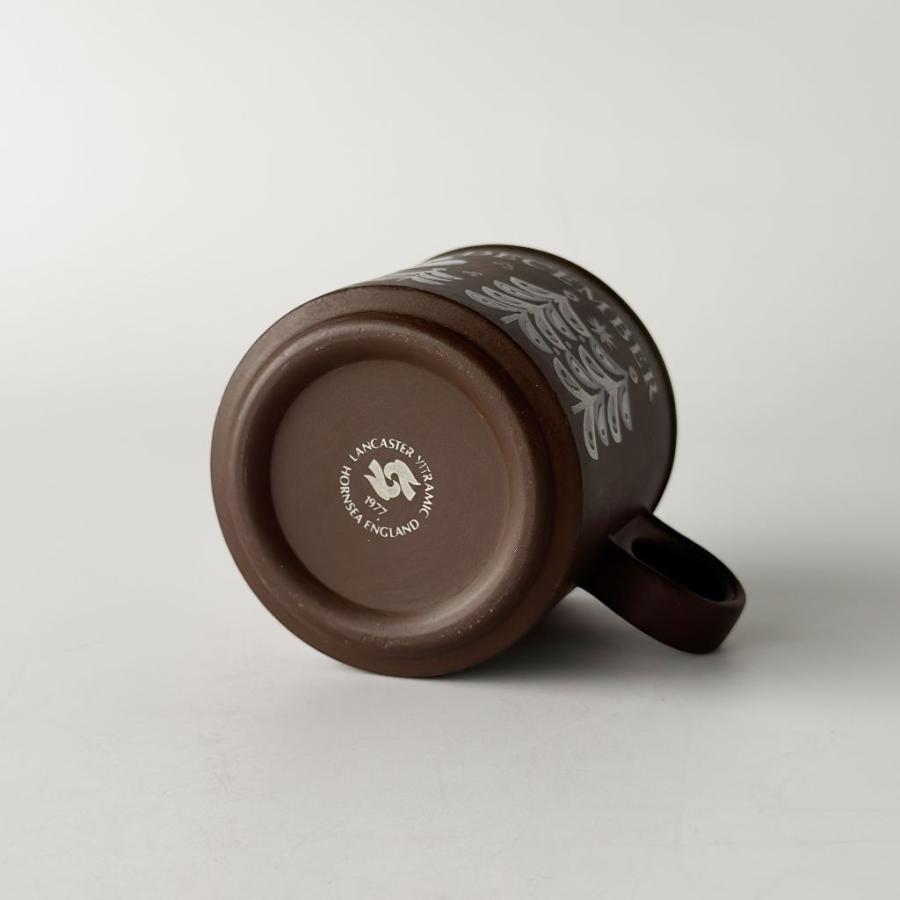 HORNSEA ホーンジー Love Mug ラブマグ マグカップ 英国 ヴィンテージ マンスリーマグ 12月 December 食器 陶器 コーヒーカップ 91365の画像
