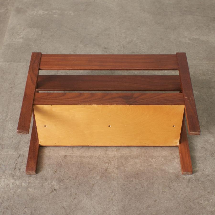 英国 FYNE LADYE ヴィンテージ  マガジンラック 雑誌入れ マガジンスタンド Richard Hornby イギリス ミッドセンチュリー 木製 92749の画像