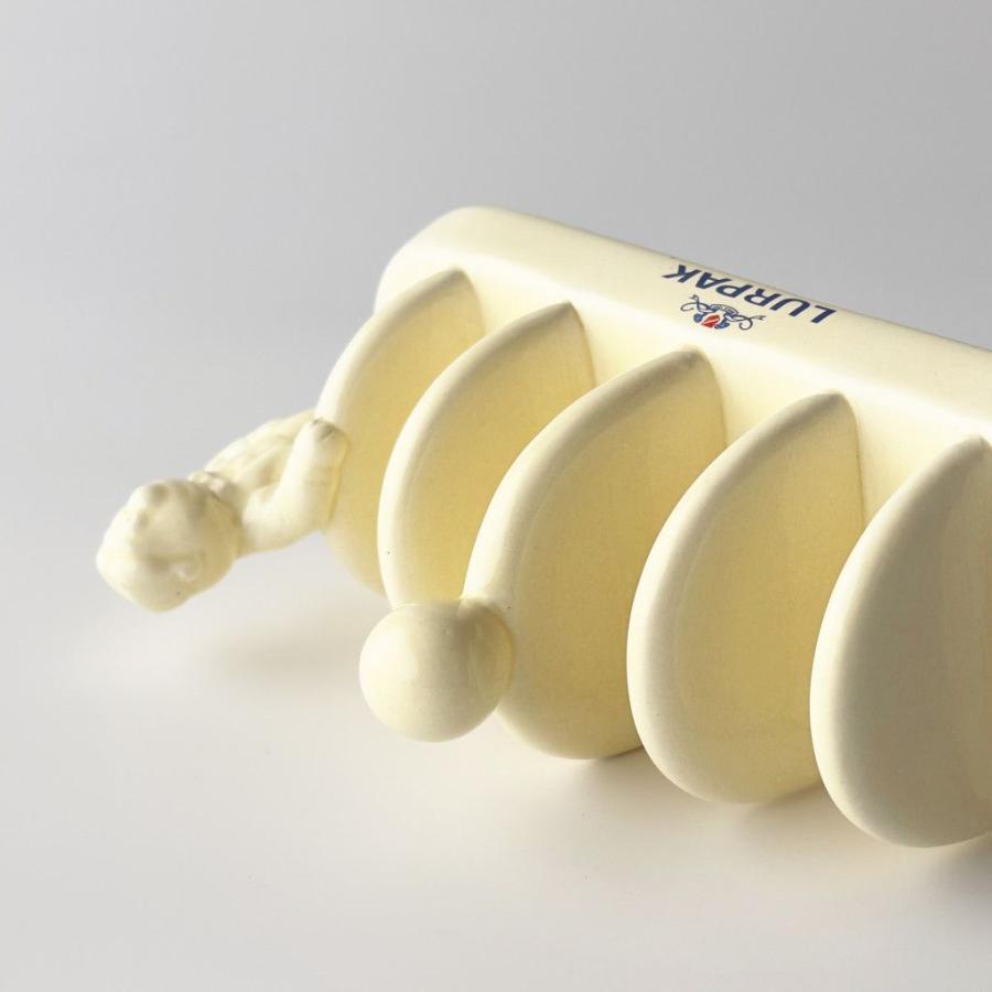 デンマーク ヴィンテージ LURPAK ルアパック トーストラック 陶器 トーストスタンド トレイ テーブルウェア ルアーパック 北欧 93058の画像
