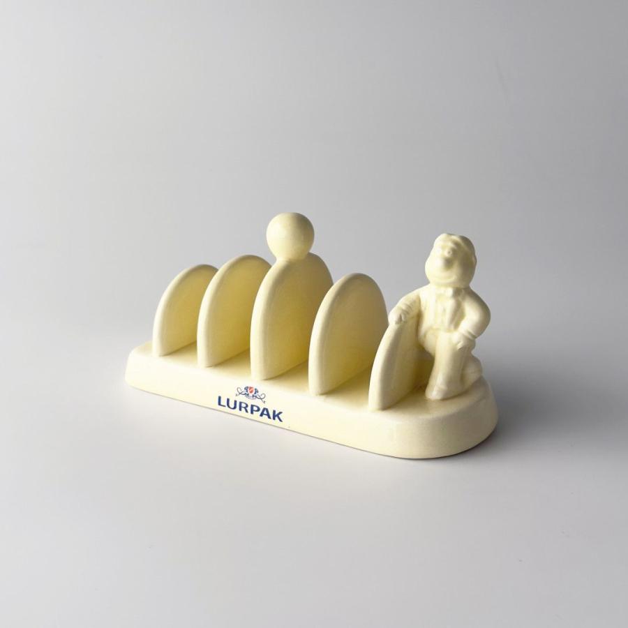 デンマーク ヴィンテージ LURPAK ルアパック トーストラック 陶器 トーストスタンド トレイ テーブルウェア ルアーパック 北欧 93058の画像