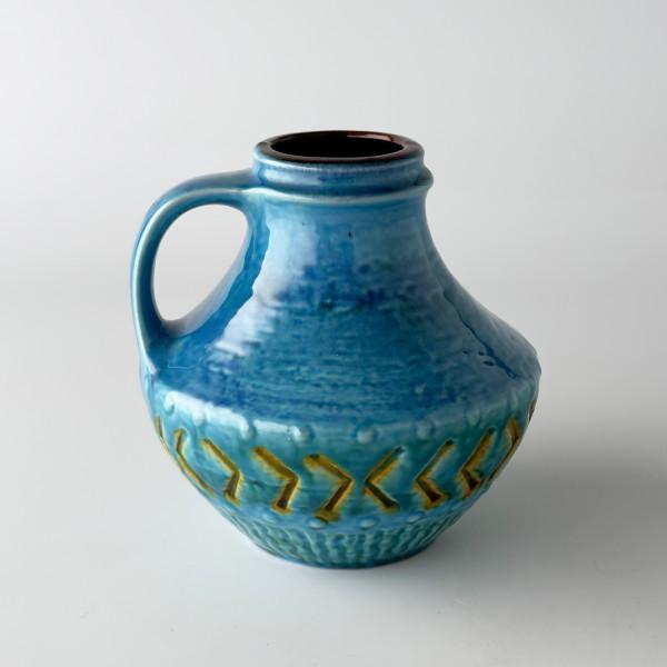西ドイツ German Art Pottery ヴィンテージ フラワーベース Carstens 花器 花瓶 オブジェ 陶器 カルステンス アートポタリー 93112_2