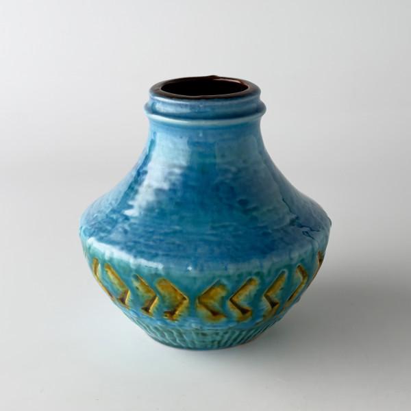 西ドイツ German Art Pottery ヴィンテージ フラワーベース Carstens 花器 花瓶 オブジェ 陶器 カルステンス アートポタリー 93112_3