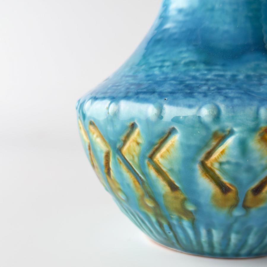 西ドイツ German Art Pottery ヴィンテージ フラワーベース Carstens 花器 花瓶 オブジェ 陶器 カルステンス アートポタリー 93112_6