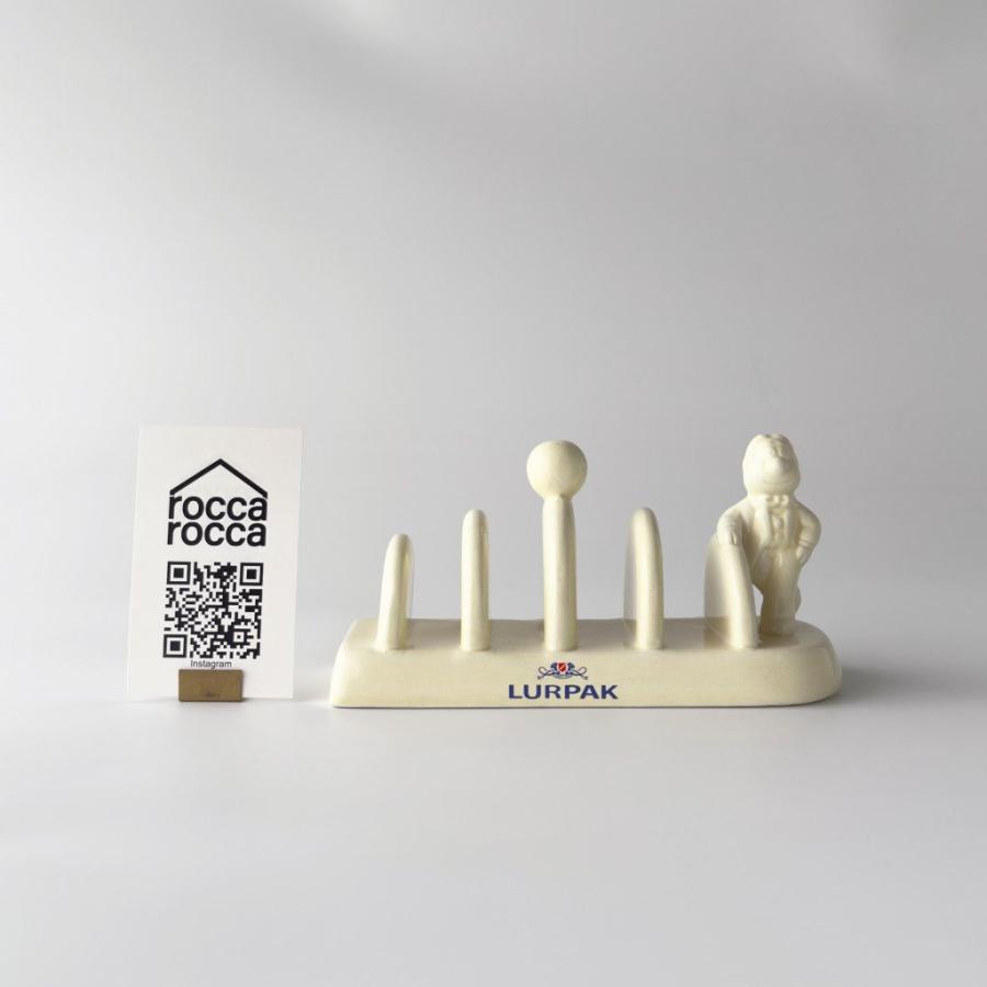デンマーク ヴィンテージ LURPAK ルアパック トーストラック 陶器 トーストスタンド トレイ テーブルウェア ルアーパック 北欧 93142の画像