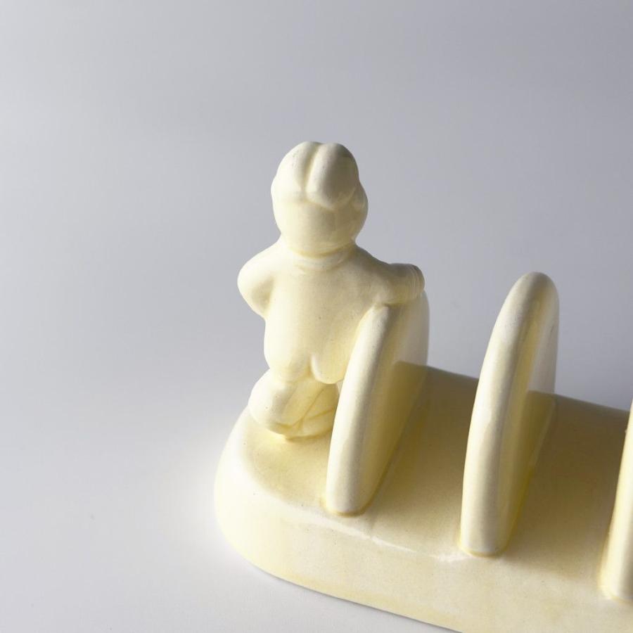 デンマーク ヴィンテージ LURPAK ルアパック トーストラック 陶器 トーストスタンド トレイ テーブルウェア ルアーパック 北欧 93142の画像