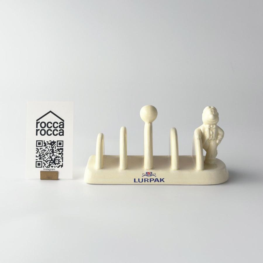 デンマーク ヴィンテージ LURPAK ルアパック トーストラック 陶器 トーストスタンド トレイ テーブルウェア ルアーパック 北欧 93221の画像