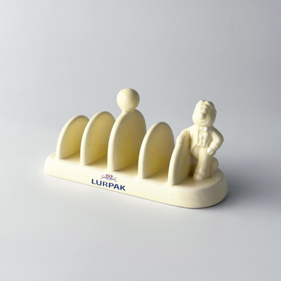 デンマーク ヴィンテージ LURPAK ルアパック トーストラック 陶器 トーストスタンド トレイ テーブルウェア ルアーパック 北欧 93221の画像