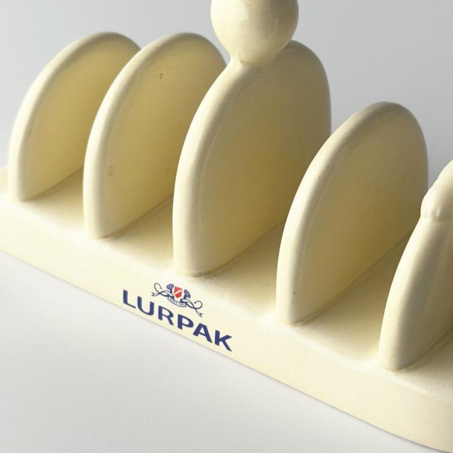 デンマーク ヴィンテージ LURPAK ルアパック トーストラック 陶器 トーストスタンド トレイ テーブルウェア ルアーパック 北欧 93221の画像