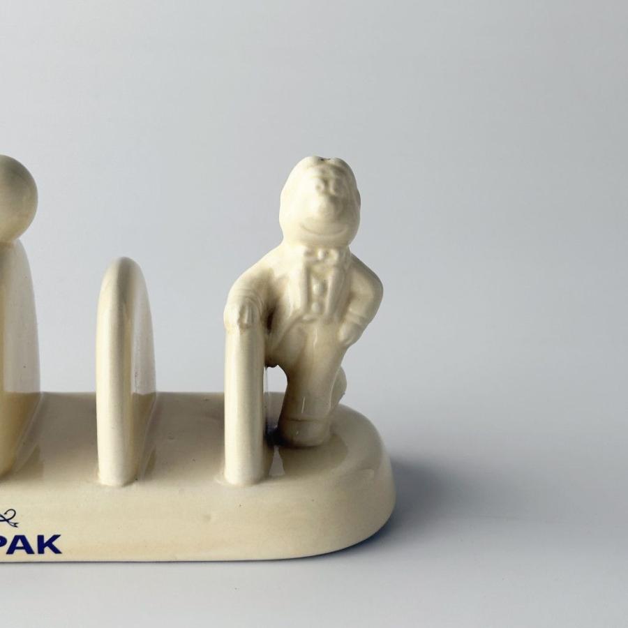 デンマーク ヴィンテージ LURPAK ルアパック トーストラック 陶器 トーストスタンド トレイ テーブルウェア ルアーパック 北欧 93328の画像