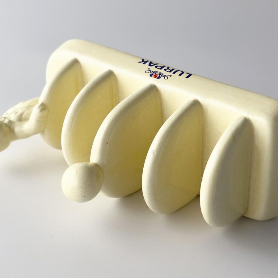 デンマーク ヴィンテージ LURPAK ルアパック トーストラック 陶器 トーストスタンド トレイ テーブルウェア ルアーパック 北欧 93328の画像