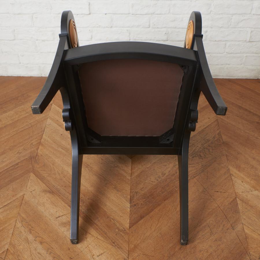 Retro - Modern ラタン調 ダイニングチェア (Dark Gray) – KANADEMONO 