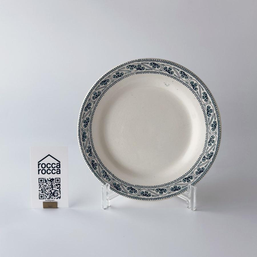 フランス H.Boulenger \u0026 Cie オータン・ブーランジェカンパニー アンティーク プレート ヴィンテージ 食器 クラシック 皿 94040の画像