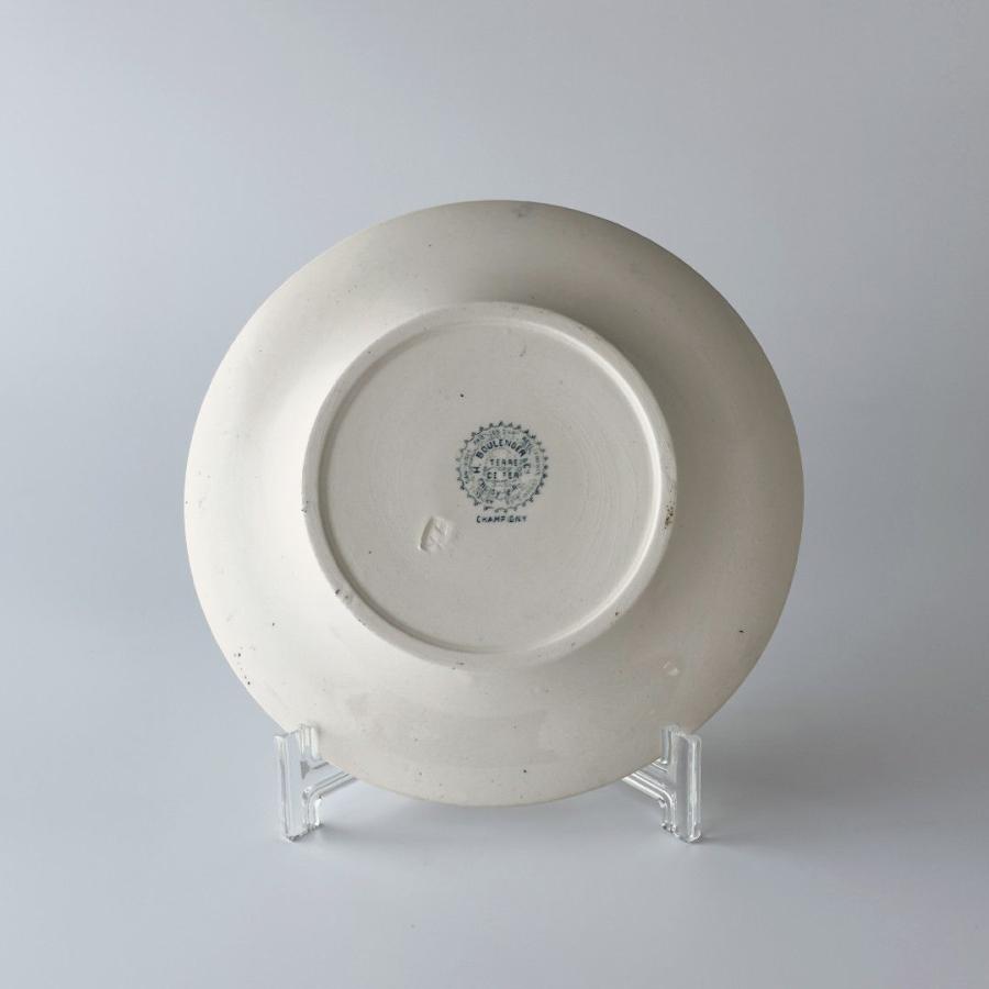フランス H.Boulenger \u0026 Cie オータン・ブーランジェカンパニー アンティーク プレート ヴィンテージ 食器 クラシック 皿 94040の画像