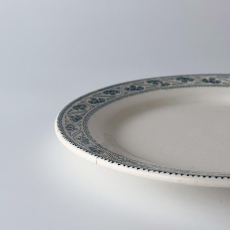 フランス H.Boulenger \u0026 Cie オータン・ブーランジェカンパニー アンティーク プレート ヴィンテージ 食器 クラシック 皿 94040の画像