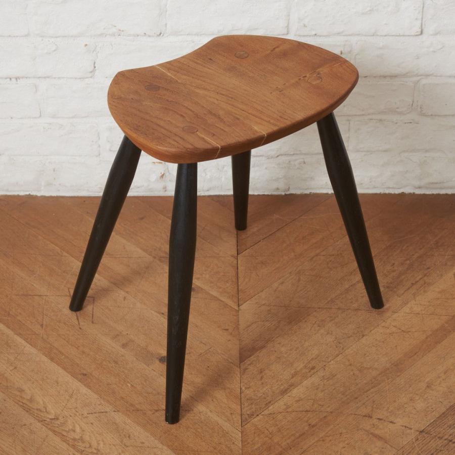 ercol スツール ヴィンテージ ウィンザー ダイニングチェア 椅子 アーコール 北欧 スタイル イギリス 木製 ペイント カスタム 95940_3