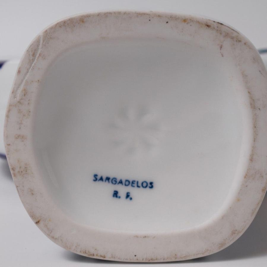 スペイン Sargadelos ジャグ ヴィンテージ フラワーベース 水差し オブジェ 花器 花瓶 ディスプレイ インテリア サルガデロス 96109の画像