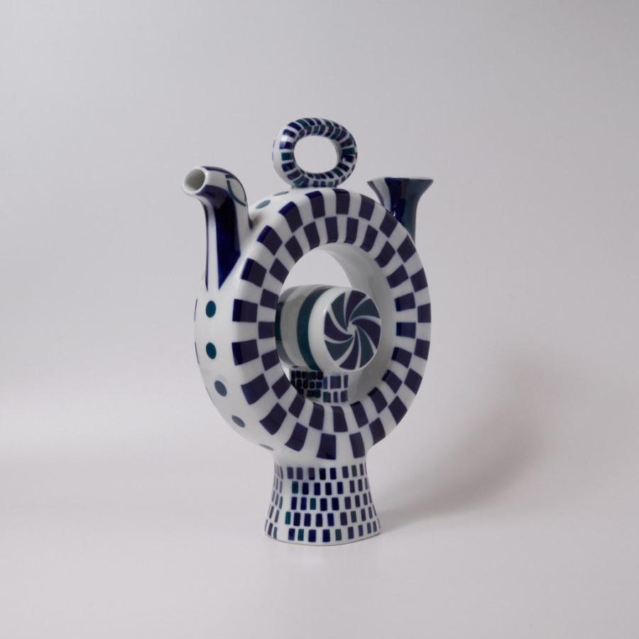 スペイン Sargadelos ジャグ ヴィンテージ フラワーベース 水差し オブジェ 花器 花瓶 ディスプレイ インテリア サルガデロス 96109の画像