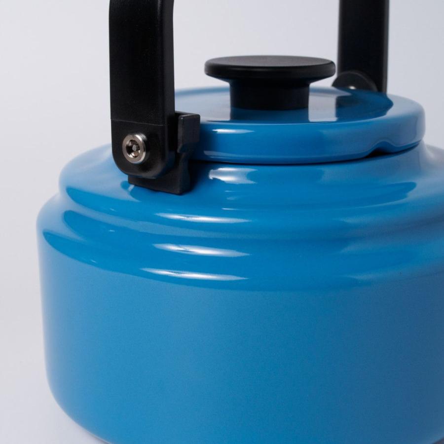 アムケトル 2.0L 湯沸かしケトル ブルー ホーロー 琺瑯 北欧 キッチン ケトル やかん ポット ヴィンテージ風 おしゃれ 96345の画像