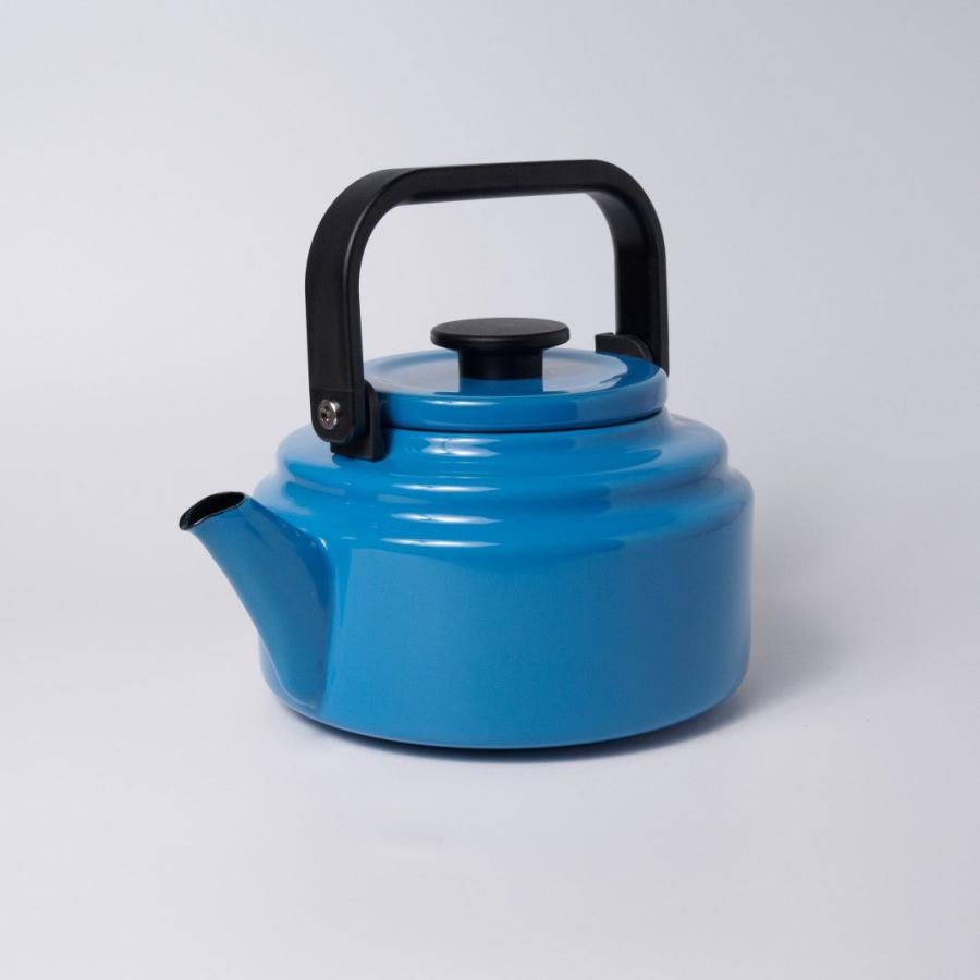 アムケトル 2.0L 湯沸かしケトル ブルー ホーロー 琺瑯 北欧 キッチン ケトル やかん ポット ヴィンテージ風 おしゃれ 96345の画像