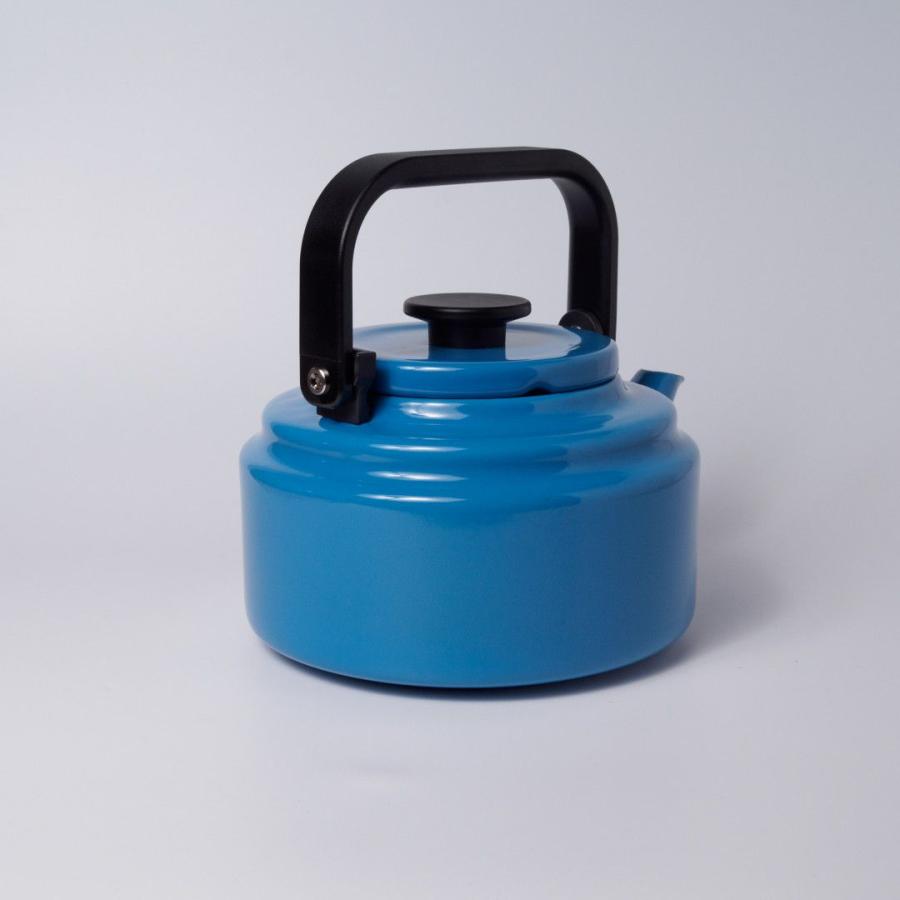 アムケトル 2.0L 湯沸かしケトル ブルー ホーロー 琺瑯 北欧 キッチン ケトル やかん ポット ヴィンテージ風 おしゃれ 96345の画像
